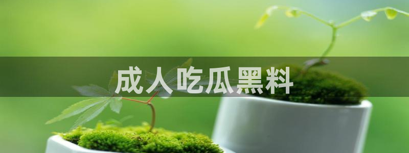 51吃瓜网今日吃瓜入口：成人吃瓜黑料